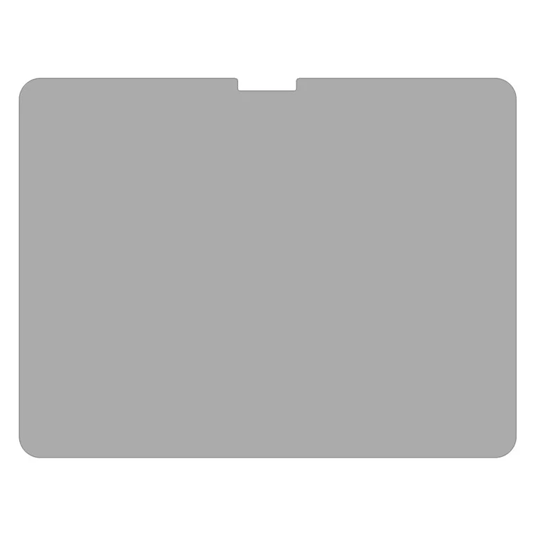 Para iPad Pro 11 (2024) Protetor de Tela Anti-Espião Película de Vidro Temperado de Borda Curva