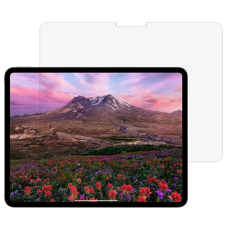 Para iPad Pro 13 (2024) / Air 13 (2024) Protetor de Tela Completo 0,3 mm Borda Curva Película de Vidro Temperado para Tablet
