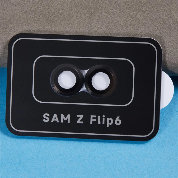 For Samsung Galaxy Z Flip6 5G Camera Lens Protector Precise Positioning Individual Lens Film Set - Black