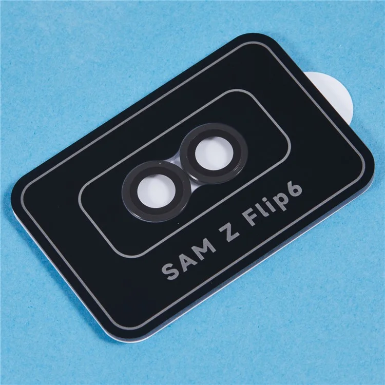 For Samsung Galaxy Z Flip6 5G Camera Lens Protector Precise Positioning Individual Lens Film Set - Black