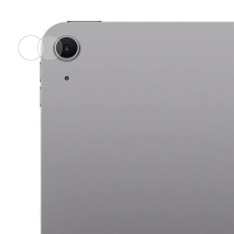 2 Peças / Pacote Para iPad Air 11 (2024) / Air 13 (2024) Protetor de Lente Bordas Retas Película de Vidro Temperado para Câmera