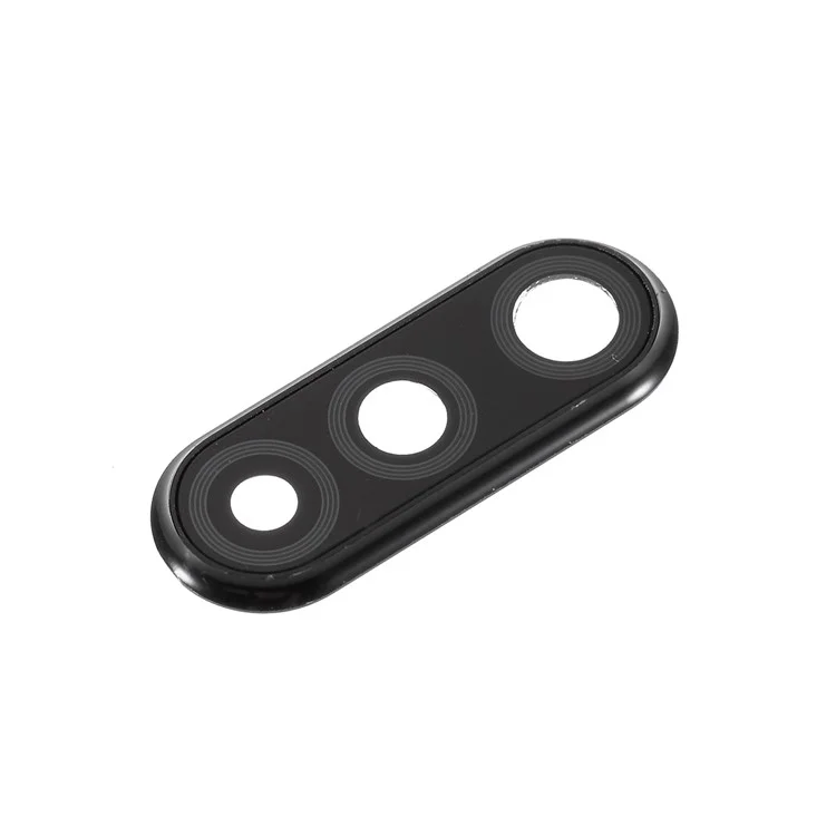 OEM Back Camera Lens Ring Cover with Glass Lens for Huawei P30 Lite (48MP AI Ultra-wide Triple Camera) - Black