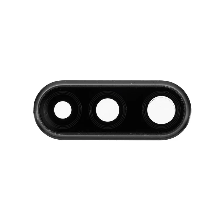 OEM Back Camera Lens Ring Cover with Glass Lens for Huawei P30 Lite (48MP AI Ultra-wide Triple Camera) - Black