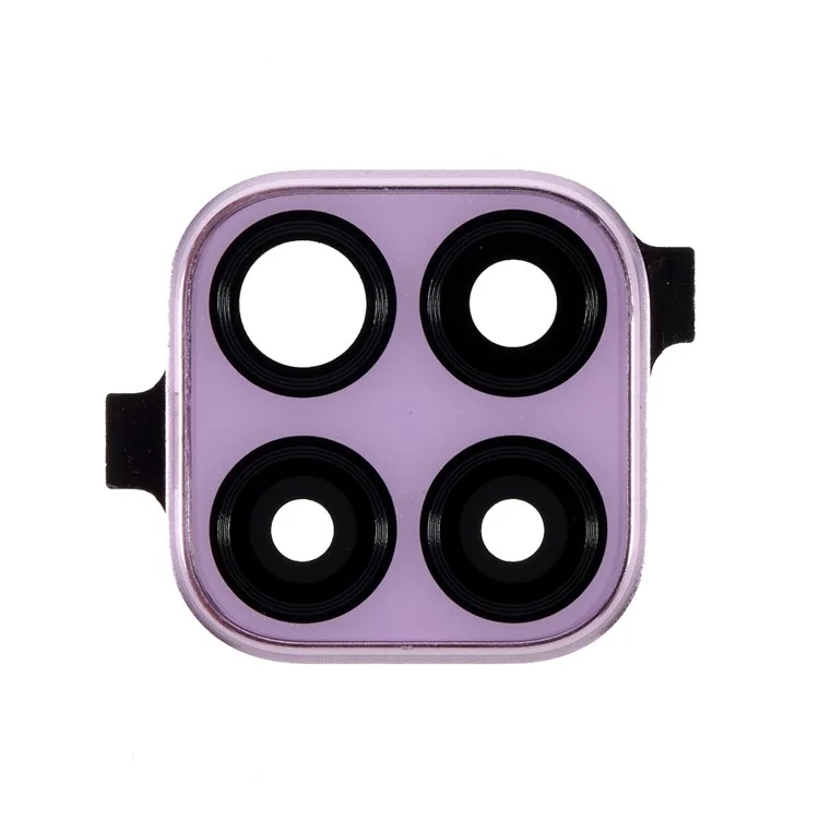 OEM Back Camera Lens Ring Cover with Glass Lens for Huawei P40 lite 4G - Purple