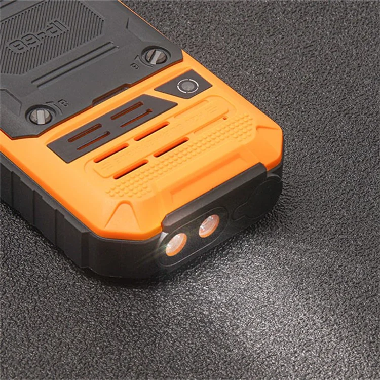 UNIWA S9 2.4-inch Rugged Cellphone IP68 Waterproof 4G Mobile Phone with Flashlight - Grey / EU Plug