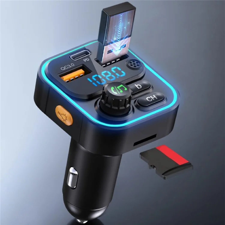 WEKOME WP-C52 Carregador de Carro Bluetooth MP3 PD 20W de Carregamento Rápido