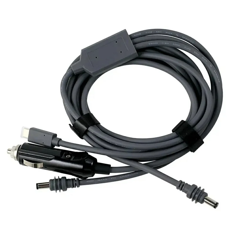 10m For Starlink Space-X Mini 3-in-1 Type-C Cigarette Lighter Car Charger Power Cord