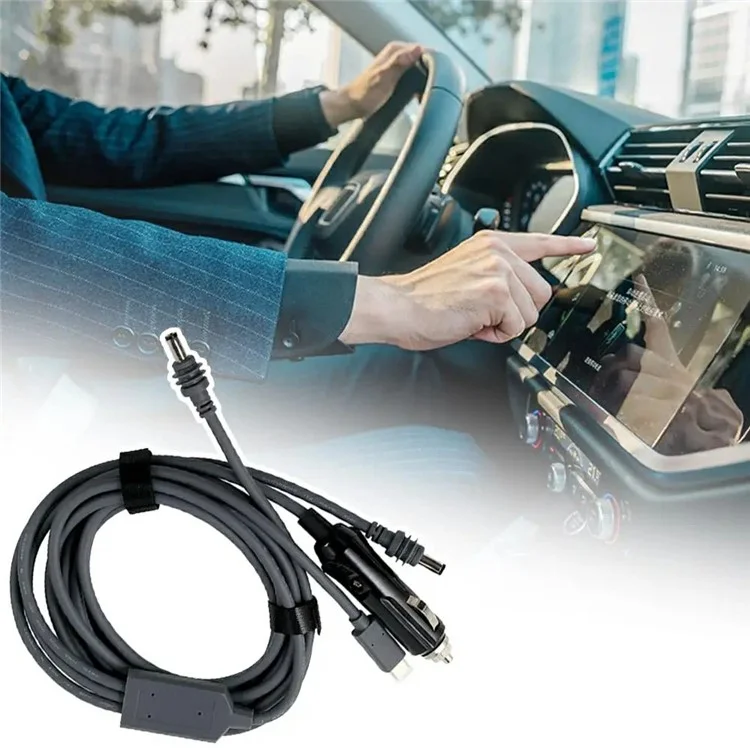 10m For Starlink Space-X Mini 3-in-1 Type-C Cigarette Lighter Car Charger Power Cord