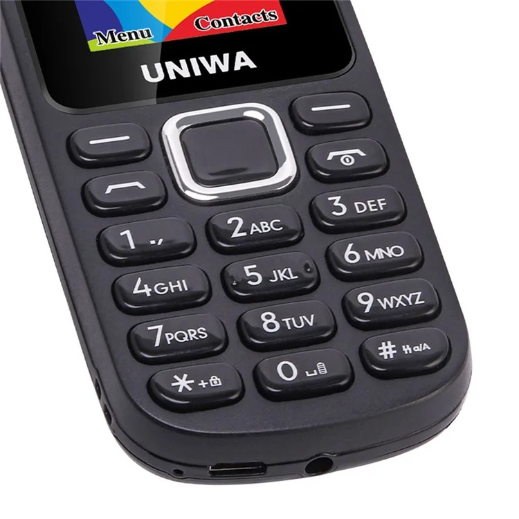 UNIWA E1808 1.77 Inch 3 SIM Card 3 Standby Phone with Flashlight Radio Function - Blue