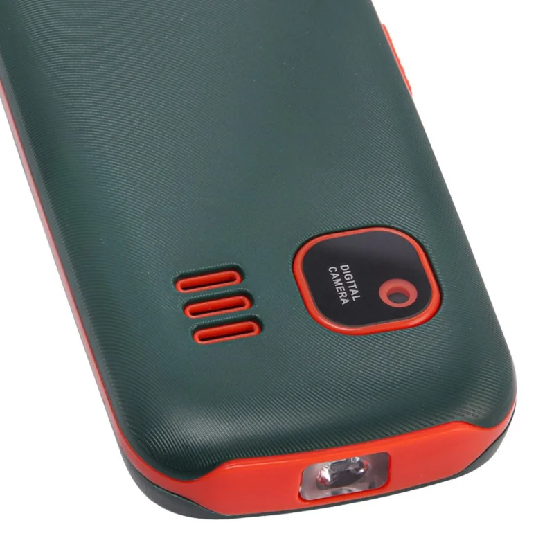 UNIWA E1808 1.77 Inch 3 SIM Card 3 Standby Phone with Flashlight Radio Function - Green