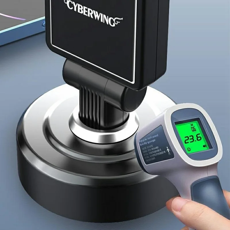 CYBERWING PT-31 Car Charger with Retractable Cable Cigarette Lighter Adapter - White