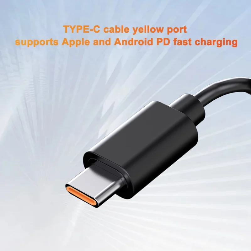 K56 Car Charger PD 30W Fast Charging Cigarette Lighter Adapter with Type C Spring Wire