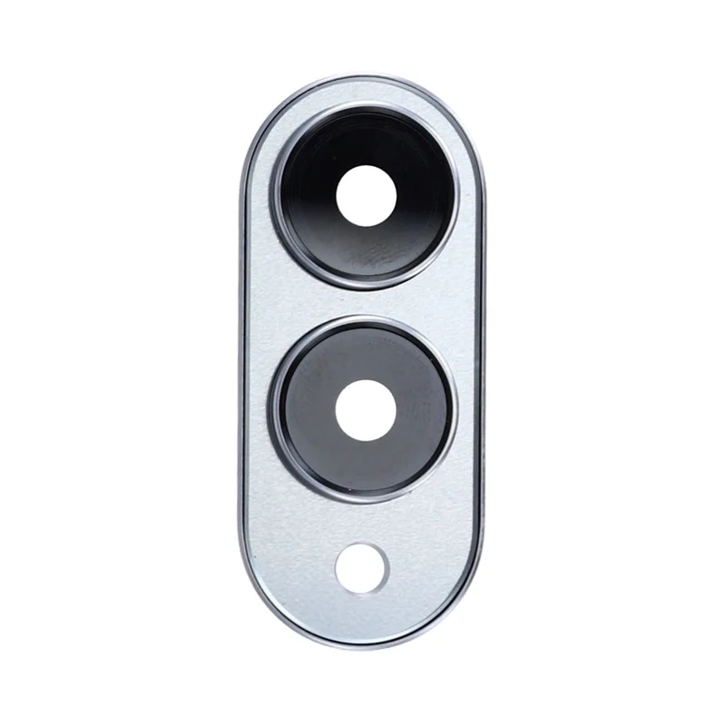 For Samsung Galaxy S25 Edge S937 OEM Back Camera Lens Ring Cover with Glass Lens (without Logo) - Silver