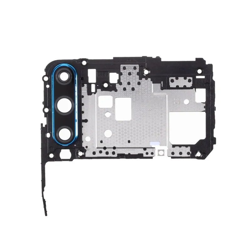 OEM bagside kameraobjektiv kantdæksel + hovedkort skjolddæksel til Huawei Honor 20 Lite - Blå