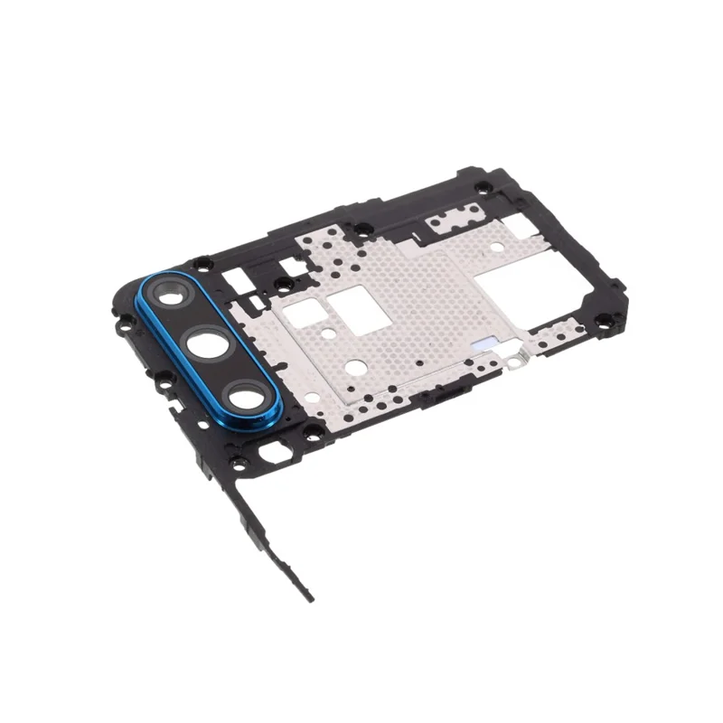 OEM bagside kameraobjektiv kantdæksel + hovedkort skjolddæksel til Huawei Honor 20 Lite - Blå