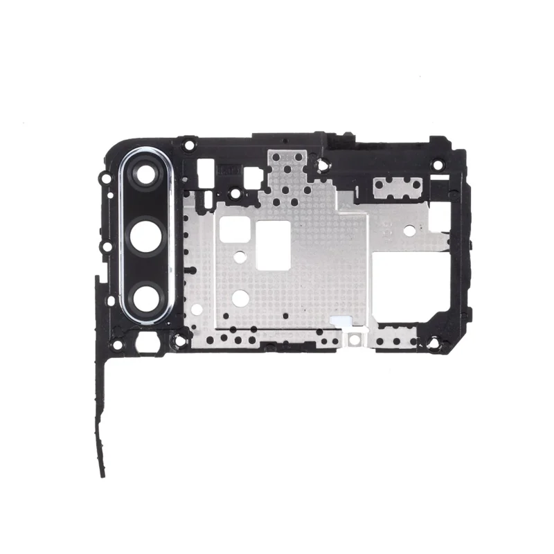 OEM Rear Camera Lens Rim Cover + Motherboard Shield Cover for Huawei Honor 20 Lite - Silver