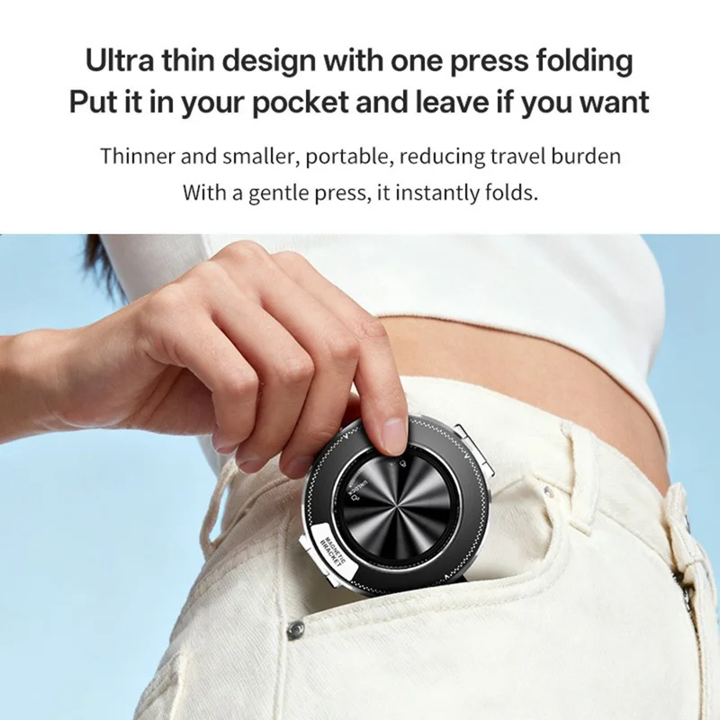 SD17 Car Phone Mount Holder Suction Cup Dashboard Navigation Portable Vacuum Suction Magnetic Phone Stand - Black