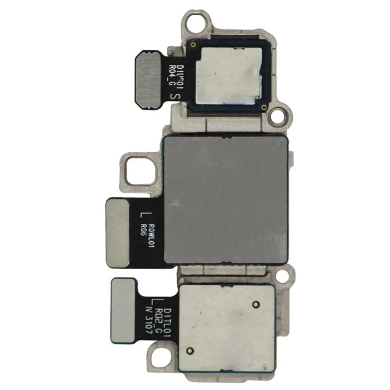 1 Conjunto para Samsung Galaxy S23 S911B Módulo da Lente da Câmera Traseira OEM (Sem Logótipo)