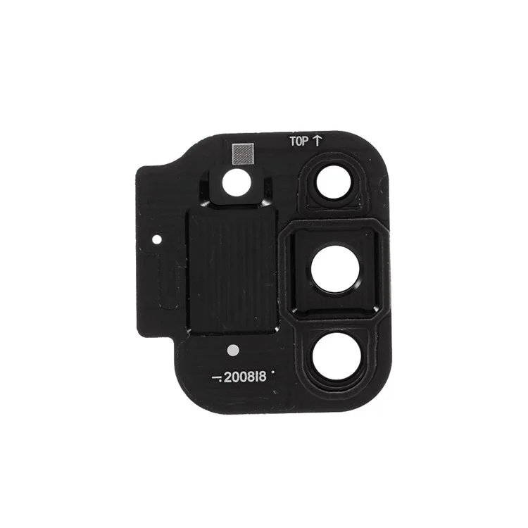 OEM Rear Back Kameralinsenabdeckung mit Linse für Samsung Galaxy A91/S10 Lite - Schwarz