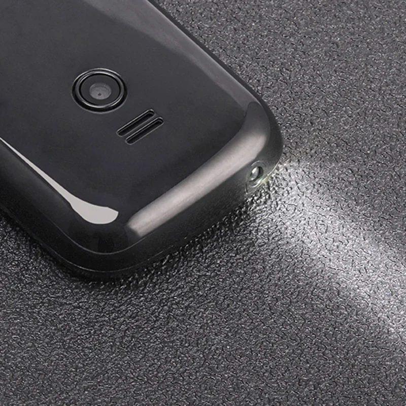 UNIWA E1803 Dual SIM Dual Standby 2G Feature Phone Physical Keypad LED Flashlight Camera Phone - Black