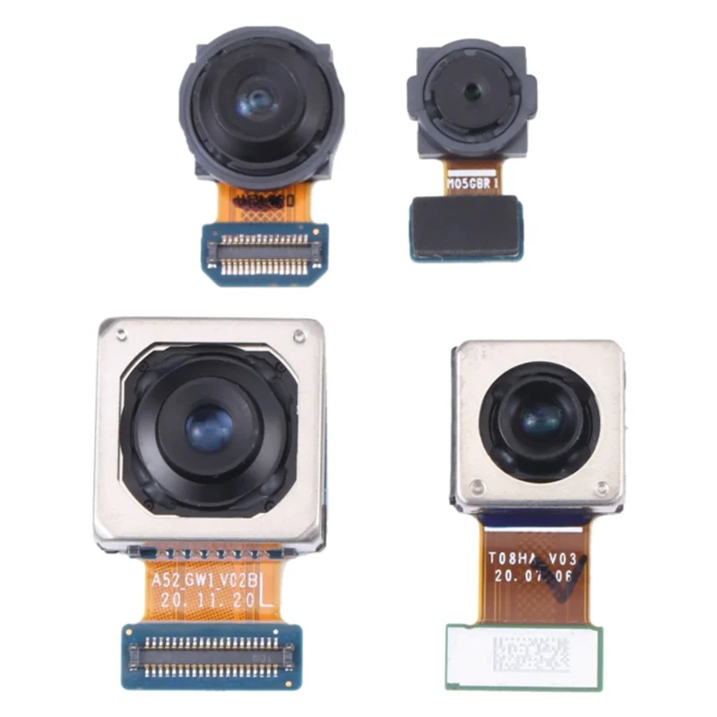 1 Set For Samsung Galaxy A72 4G SM-A725 OEM Rear Camera Lens Module Part (Without Logo)