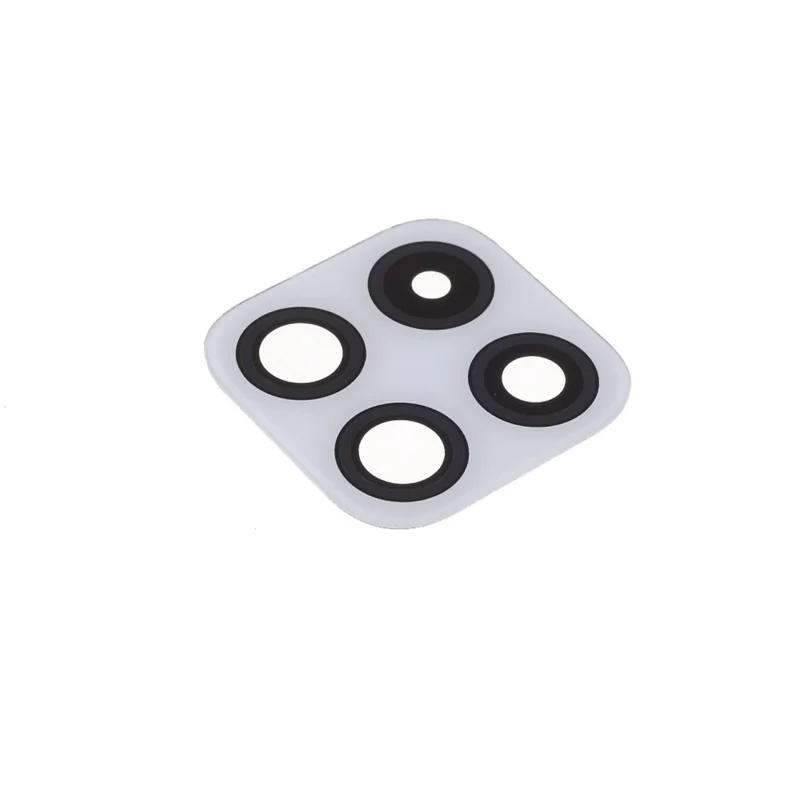 OEM Rear Camera Rim Lens Cover with Adhesive Sticker for Samsung Galaxy A22 4G (EU Version) A225 - White