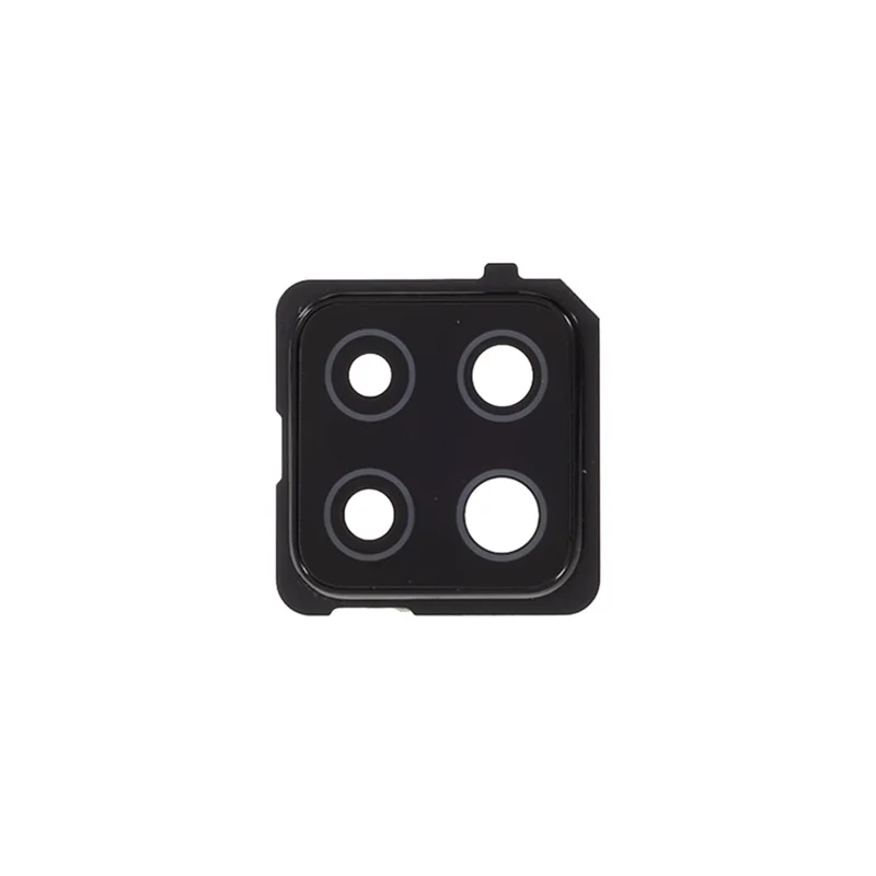 Bague de couvercle d'objectif de caméra arrière OEM avec lentille en verre pour Samsung Galaxy A42 5G A426 - Noir