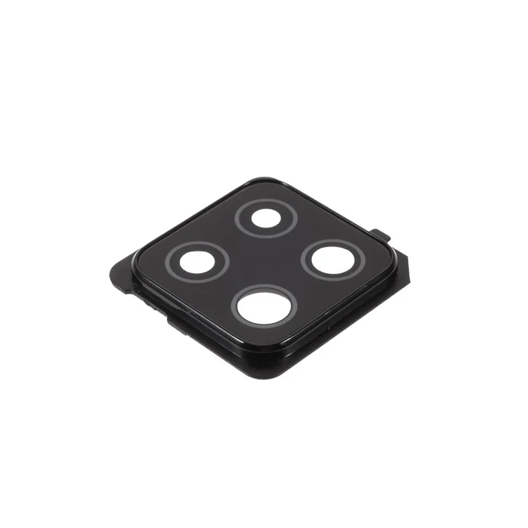 Bague de couvercle d'objectif de caméra arrière OEM avec lentille en verre pour Samsung Galaxy A42 5G A426 - Noir