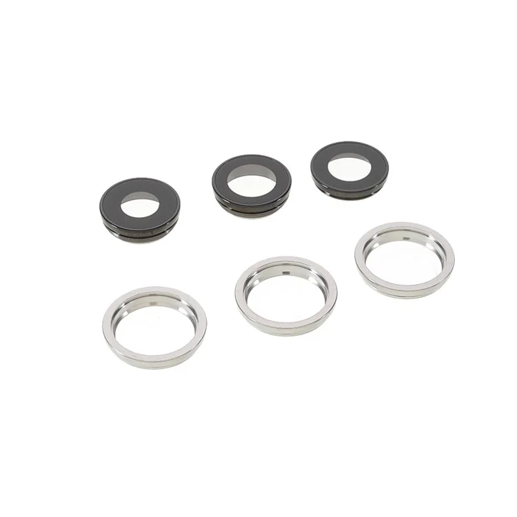 OEM Traseiro Traseiro da Câmera Traseira Tampa de Anel Com Lente de Vidro Substituição Para Iphone 12 Pro Max 6,7 Polegadas - Prata