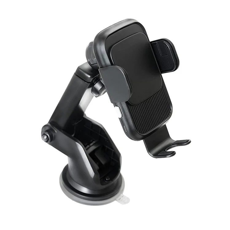 QX680 2-in-1 15W Wireless Charger + Car Dashboard Mount Mobile Phone Holder with Suction Cup Base