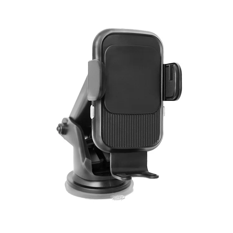 QX680 2-in-1 15W Wireless Charger + Car Dashboard Mount Mobile Phone Holder with Suction Cup Base