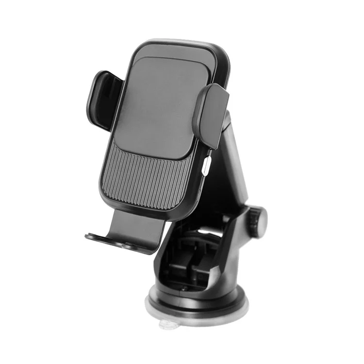 QX680 2-in-1 15W Wireless Charger + Car Dashboard Mount Mobile Phone Holder with Suction Cup Base