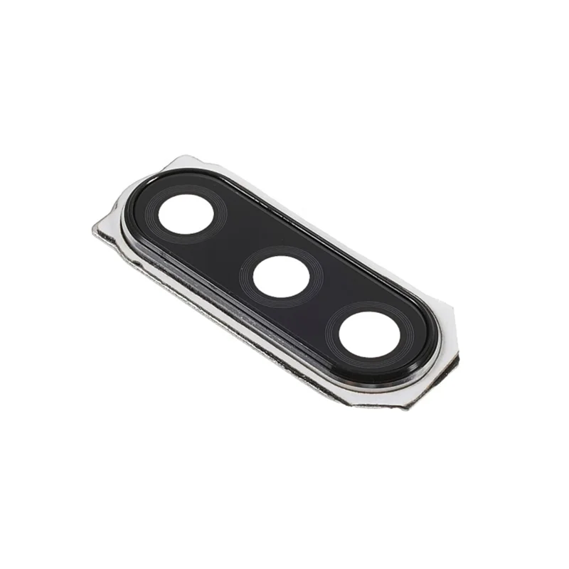 OEM Back Rear Camera Lens Ring Cover with Glass Lens Replacement with Glass Lens for Sony Xperia 5 - Silver