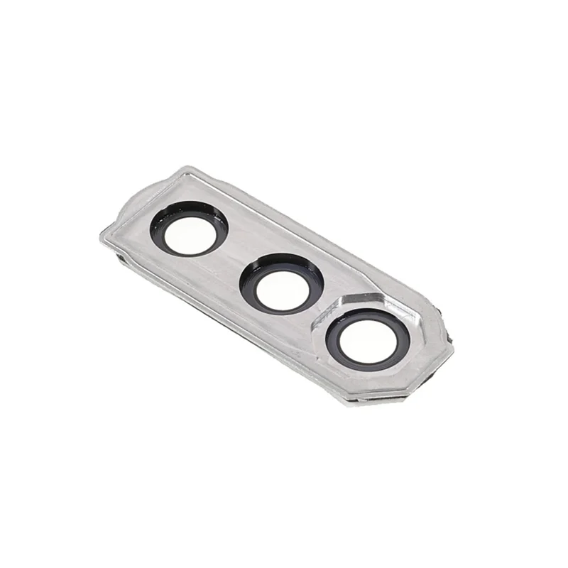 OEM Back Rear Camera Lens Ring Cover with Glass Lens Replacement with Glass Lens for Sony Xperia 5 - Silver