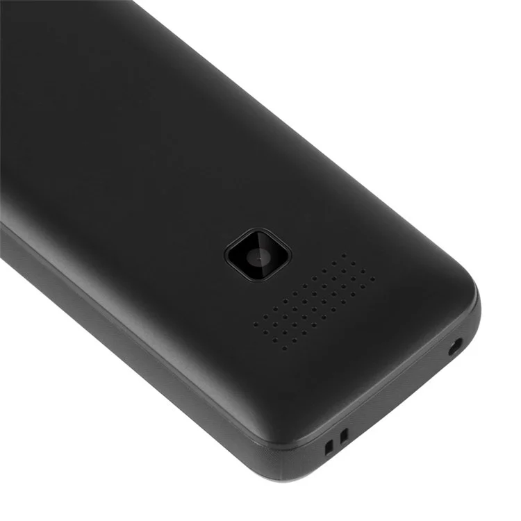 UNIWA E1801 Dual SIM 1.77 inch Mobile Phone 800mAh Battery 2G GSM Cellphone with Rear Camera and Flashlight - Black