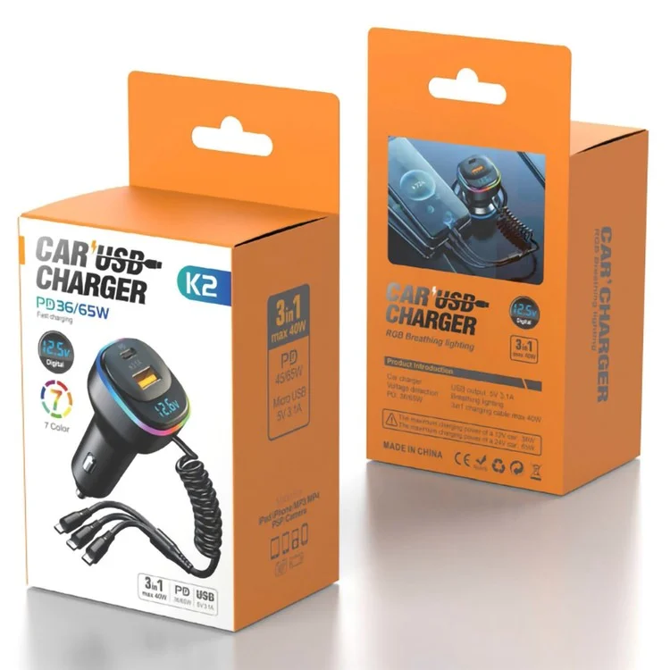 Adaptateur de Chargeur de Chargeur de Chargeur de Chargeur Élastique 3-en-1 du Chargeur