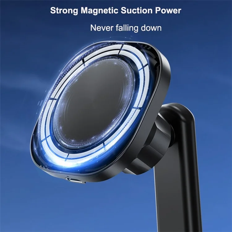 Benks CZ02 Pro Saugnapfbecher Mount Wlan -ladegerät 15W Schneller Ladung Magnetischer Absorption Telefonhalter