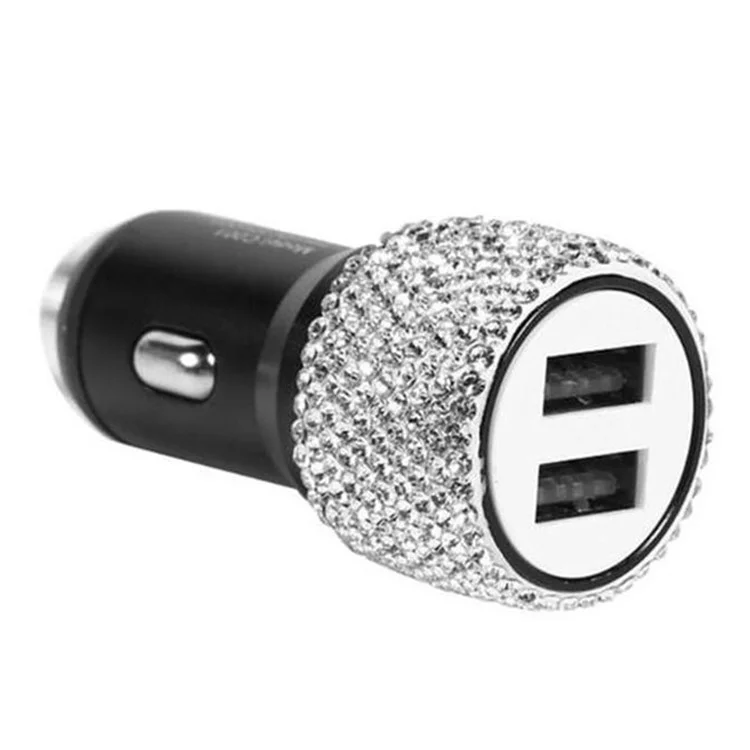 Декор с Атмосфером Двойной USB -автомобильный Зарядный Телефон. - Белый