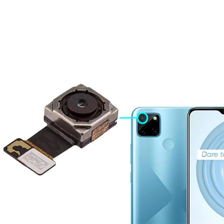 Для Realme C21Y OEM Rear Big Back Camera Module Phone Repair Part (без логотипа)