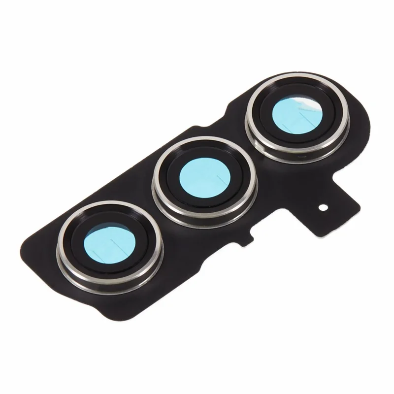 For Samsung Galaxy S23+ S916 OEM Back Camera Lens Ring Cover with Glass Lens (without Logo) - Silver