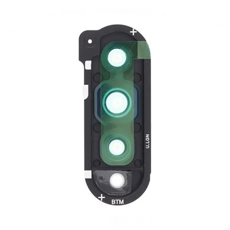 For Samsung Galaxy Z Fold4 5G F936 OEM Back Camera Lens Ring Cover with Glass Lens (without Logo) - Black