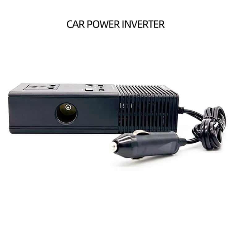 Inversor de energia para carro 1665 de 200W, tomada para carro, isqueiro, carregador de 12V para 220V