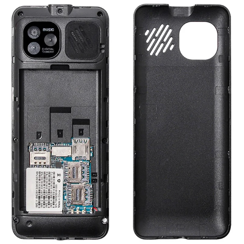 S-mobile S73 2.2-Polegadas 25BI 1800mAh 4-Slots de Cartão SIM 2G Bar Phone - Preto
