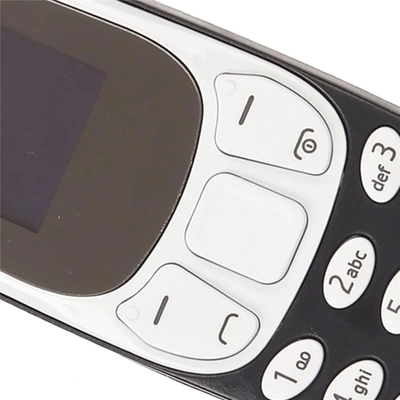 BM10 Dual SIM 0.66-inch Mini Mobile Phone 2G GSM Cellphone with Ear Hook - Black