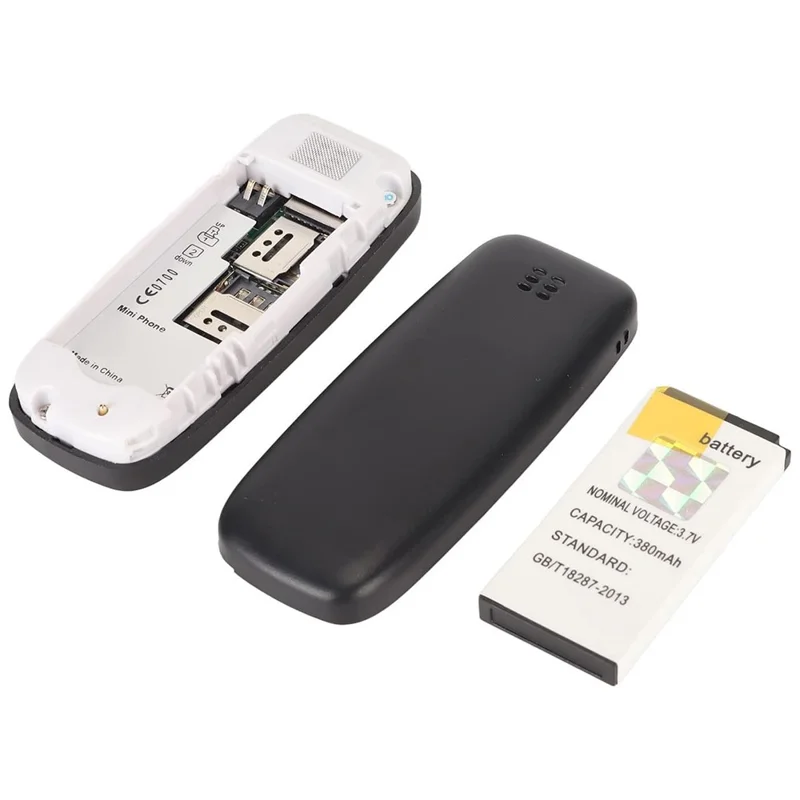 BM10 Dual SIM 0.66-inch Mini Mobile Phone 2G GSM Cellphone with Ear Hook - Blue