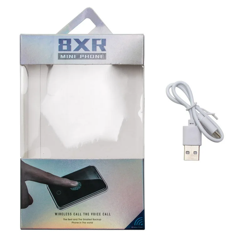 8XR 1.77-inch Mini Cellphone Dual SIM Dual Standby Touch Screen Mobile Phone - Gold