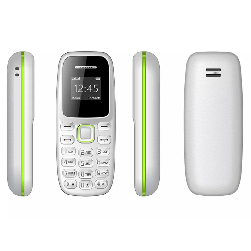 BM310 0.66-inch Screen 2G GSM Mobile Phone Dual-SIM Mini Bar Phone - White