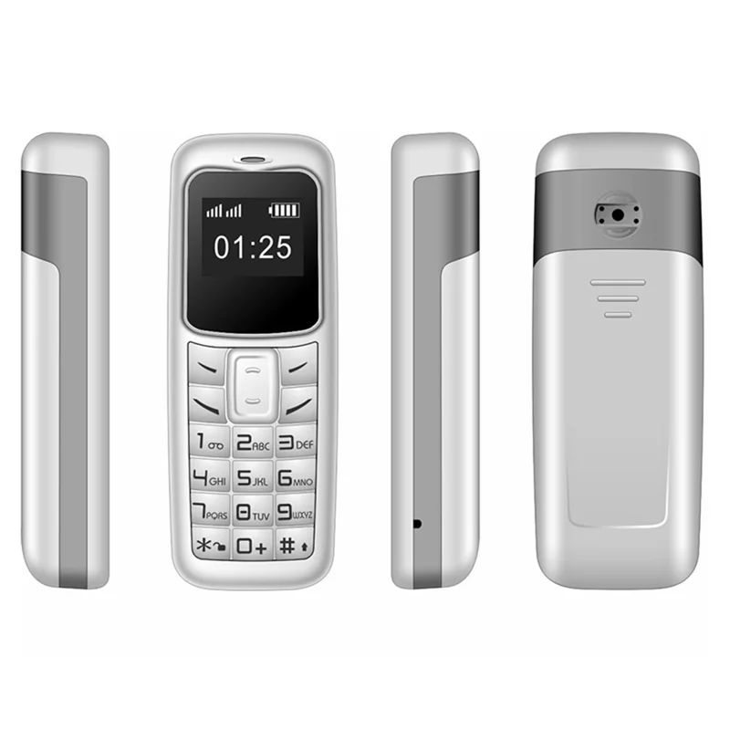 BM30 0.66-inch Screen Senior Mini Bar Phone Single-SIM 2G Cell Phone - White