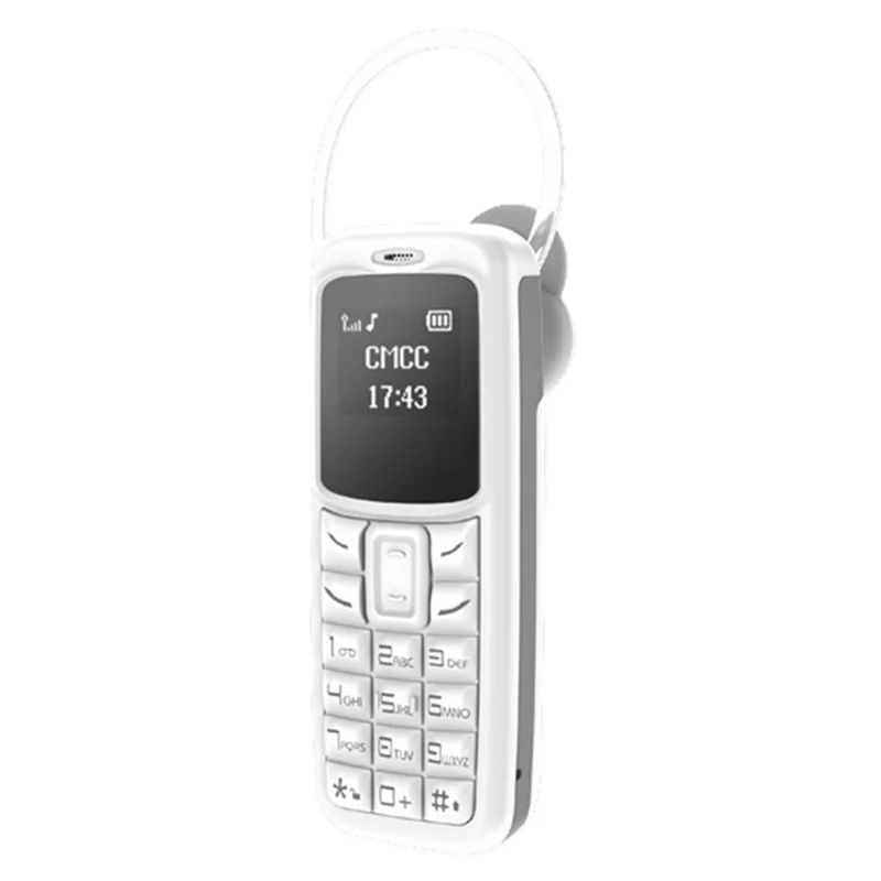 BM30 Screen de 0,66 Polegadas Mini-bar Sênior Telefone Solteiro 2G Telefone Celular - Branco