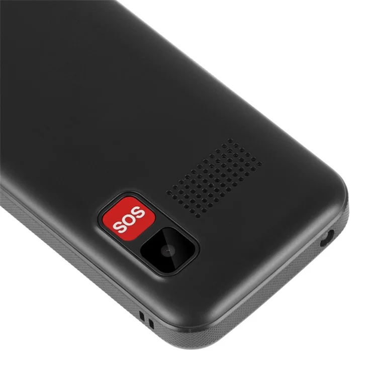 UNIWA V171 Dual-SIM 1,77-Zoll-Mobiltelefon 1000-mAh-Akku 2G-GSM-Mobiltelefon - Schwarz / US-Stecker